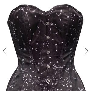 Corset Story black corset with stars. NWT - never worn. Size 18 UK and US 14